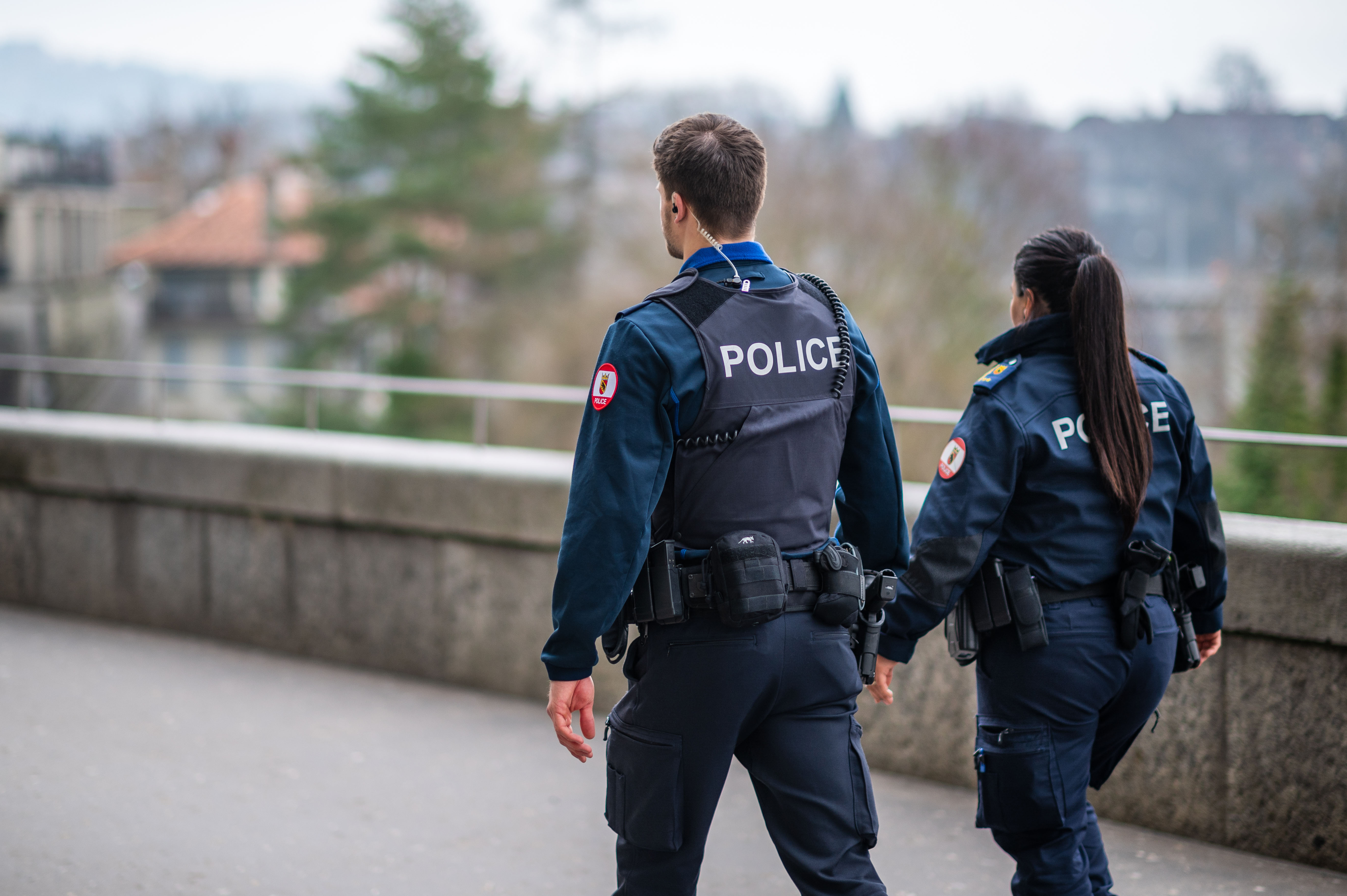 Fusspatrouille in Bern